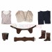 Rebel Moon A Child of Fire Cosplay Costumes Kora Top Level Suits