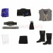 Final Fantasy Blue Rose Night Of Thorns Cosplay Costumes Sephiroth Top Level Suits