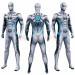 Marvel Rivals Spider-Man Future Foundation Cosplay Costumes White HD Printed Jumpsuit