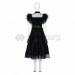The Addams Family Cosplay Costumes Wednesday Addams Prom Dress