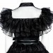 The Addams Family Cosplay Costumes Wednesday Addams Prom Dress