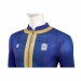 Male 33 TV Cosplay Costumes Blue Jumpsuits