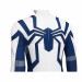 Your Friendly Neighborhood Spider-Man Cosplay Costumes Osborn White HD Printed Jumpsuit
