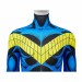 New Titans Nightwing Cosplay Costumes Comic Edition HD Printed Jumpsuit