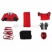 Lady Daredevil Cosplay Costumes Elektra Red Top Level Suits