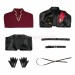 Final Fantasy XIV Cosplay Costumes Seneschal Prince Attire Red Top Level Suits