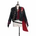 Final Fantasy XIV Cosplay Costumes Seneschal Prince Attire Red Top Level Suits