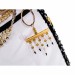 KPOP Demon Hunters Rumi Cosplay Costumes Black and Golden Top Level Suits