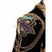 KPOP Demon Hunters Rumi Cosplay Costumes Black and Golden Top Level Suits
