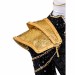 KPOP Demon Hunters Rumi Cosplay Costumes Black and Golden Top Level Suits