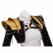 KPOP Demon Hunters Rumi Cosplay Costumes Black and Golden Top Level Suits