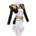 KPOP Demon Hunters Rumi Cosplay Costumes Black and Golden Top Level Suits