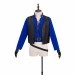 Final Fantasy XIV Cosplay Costumes Seneschal Prince Attire Blue Top Level Suits