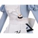 Final Fantasy XIV Cosplay Costumes Valentione Apron Dress Blue Suits