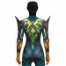 Marvel Rivals Phoenix Jean Grey Cosplay Costumes HD Printed Jumpsuit