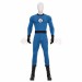 The Fantastic Four First Steps Cosplay Costumes Blue Classic Suits