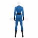 The Fantastic Four First Steps Blue Classic Cosplay Costumes Invisible Woman Suits