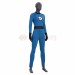 The Fantastic Four First Steps Blue Classic Cosplay Costumes Invisible Woman Suits