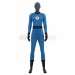 The Fantastic Four First Steps Blue Classic Cosplay Costumes Invisible Woman Suits
