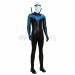 Nightwing Dick Grayson Cosplay Costumes Comic Blue Edition Top Level Suits