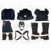 The Avengers 4 Endgame Cosplay Costumes Captain America Upgraded Suits