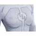 Invincible Anissa Cosplay Costumes White HD Printed Jumpsuit