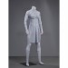 Invincible Anissa Cosplay Costumes White HD Printed Jumpsuit