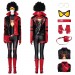 Spider-man Female Cosplay Costumes Red Leather Suits