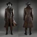 Spiderman Noir Cosplay Costume Spider-Noir Brown Suit