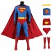 Superhero Clark Kent Cosplay Costume Christopher Reeve Classic Suit
