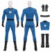 The Fantastic Four First Steps Cosplay Costumes Blue Classic Suits