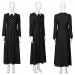 The Addams Family Cosplay Costume Wednesday Addams Dress