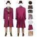 Willy Wonka Cosplay Costumes Charlie and the Chocolate Factory Suits