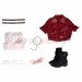 Final Fantasy VII Remake Cosplay Costumes Aerith Gainsborough Red Top Level Suits